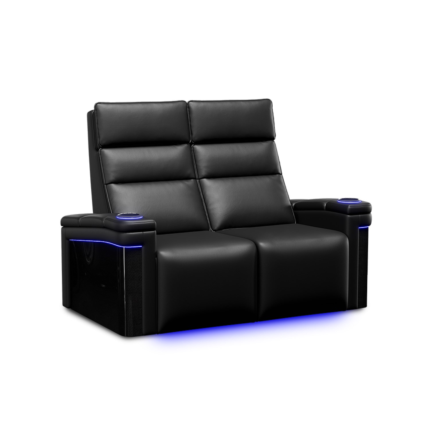 Valencia Monza Carbon Fiber Home Theater Seating Premium SemiAniline