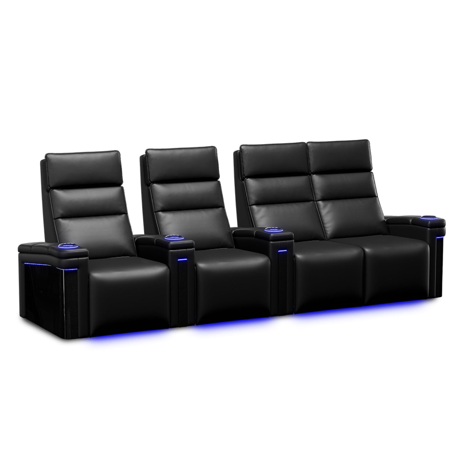 Valencia Monza Carbon Fiber Home Theater Seating Premium SemiAniline