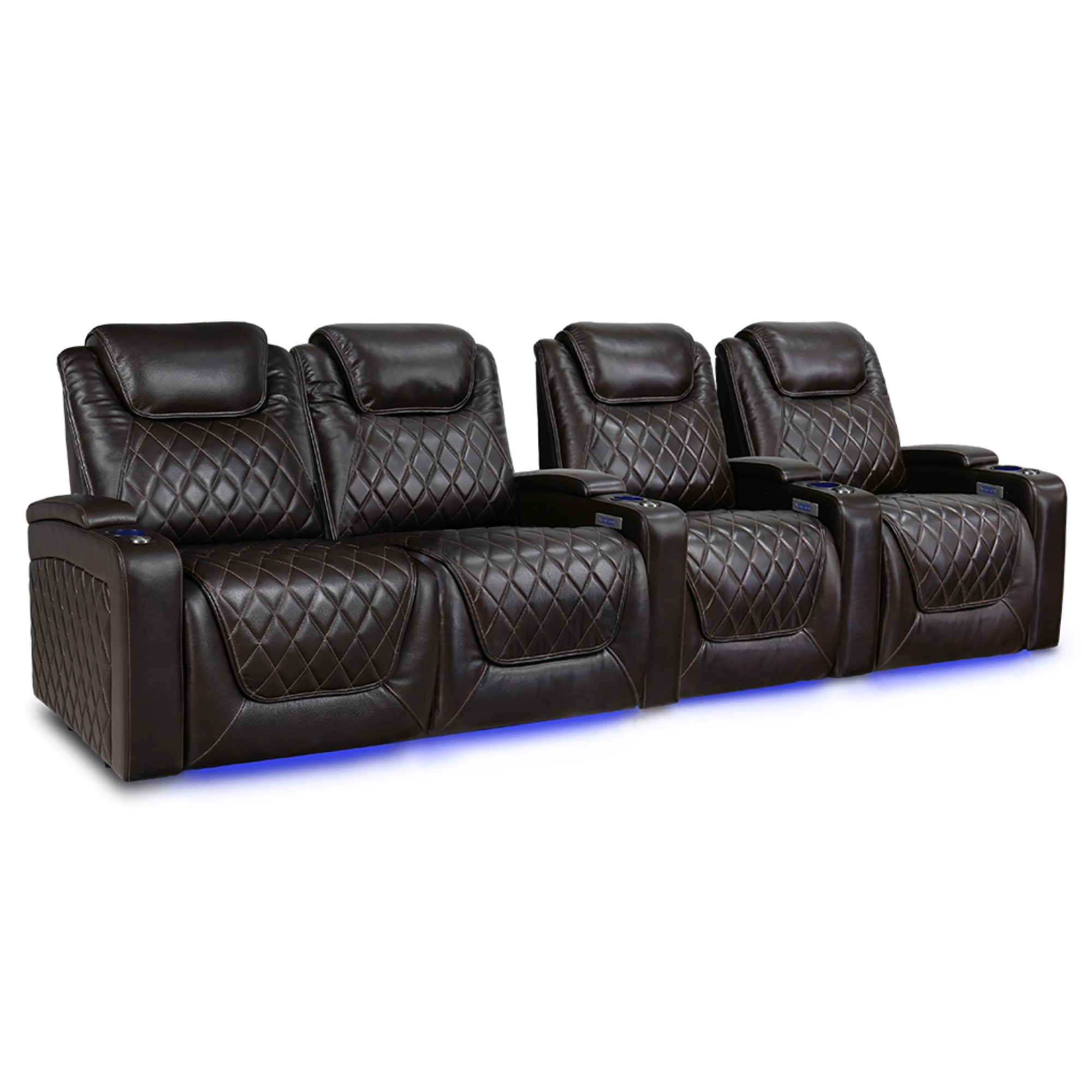 Valencia Oslo XL Home Theater Seating Premium Top Grain Italian Nappa 11000 Leather, Power