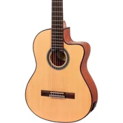 Valencia VC704 700 Series Nylon-String Classical Acoustic-Electric Guitar Natural