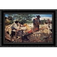 thumbnail image 1 of Valencian Scene 24x18 Black Ornate Wood Framed Canvas Art by Sorolla y Bastida, Joaquin, 1 of 2