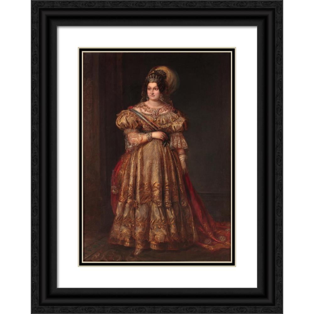 Valentin Carderera y Solano 18x24 Black Ornate Framed Double Matted Museum  Art Print Titled: Maria Cristina of Bourbon (1831) - Walmart.com