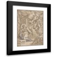 thumbnail image 1 of Valentin Lefebvre 11x14 Black Modern Framed Museum Art Print Titled - David Chooses Three Days of Pestilence (17th Century), 1 of 5
