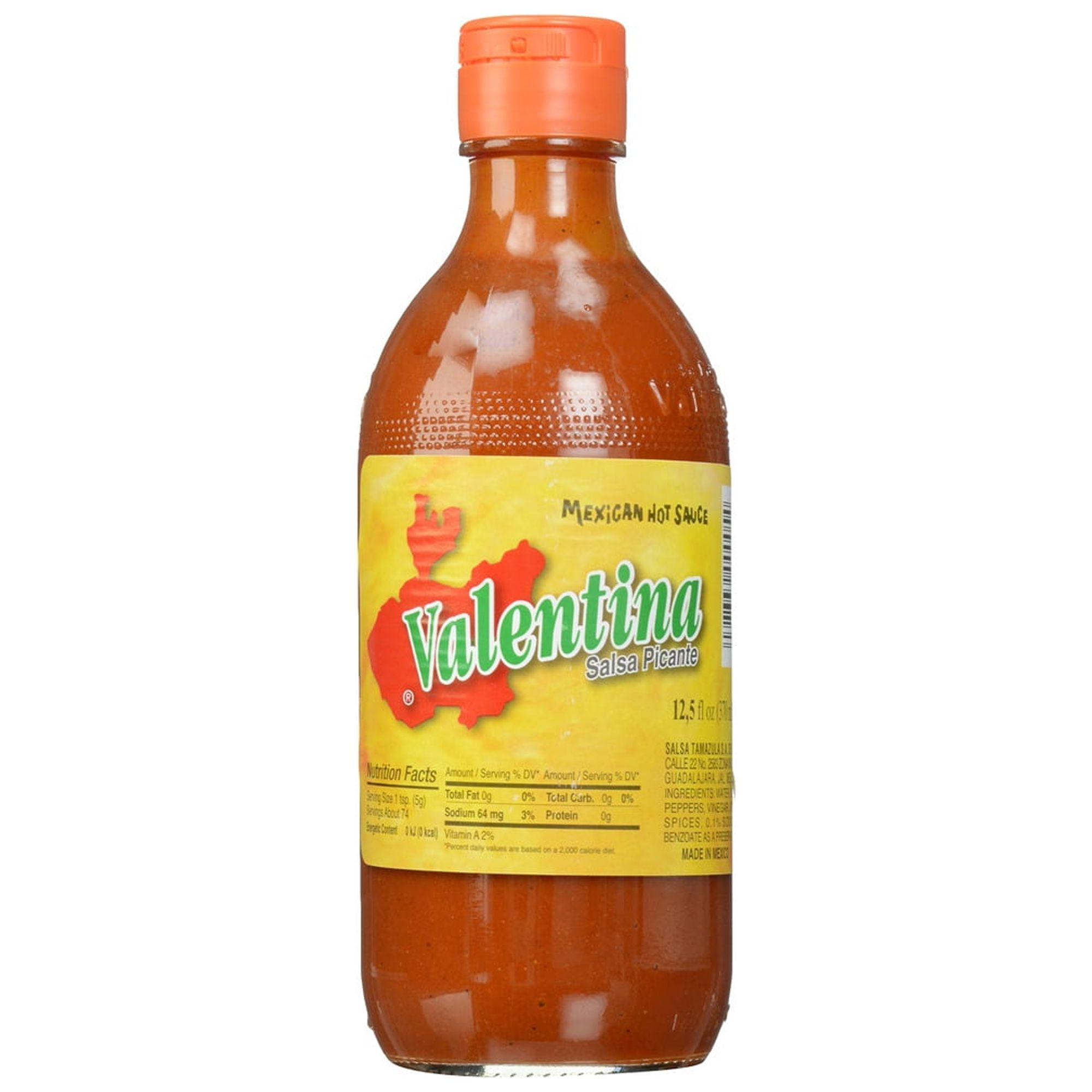 Valentina Mexican Hot Sauce, 12.5 oz (Pack of 8)