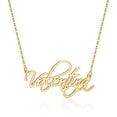 thumbnail image 1 of Valentina Necklace Personalized, 14K Gold Filled Ivy Name Necklace Personalized Nameplate Necklace Jewelry Gifts for Women Women, 1 of 5