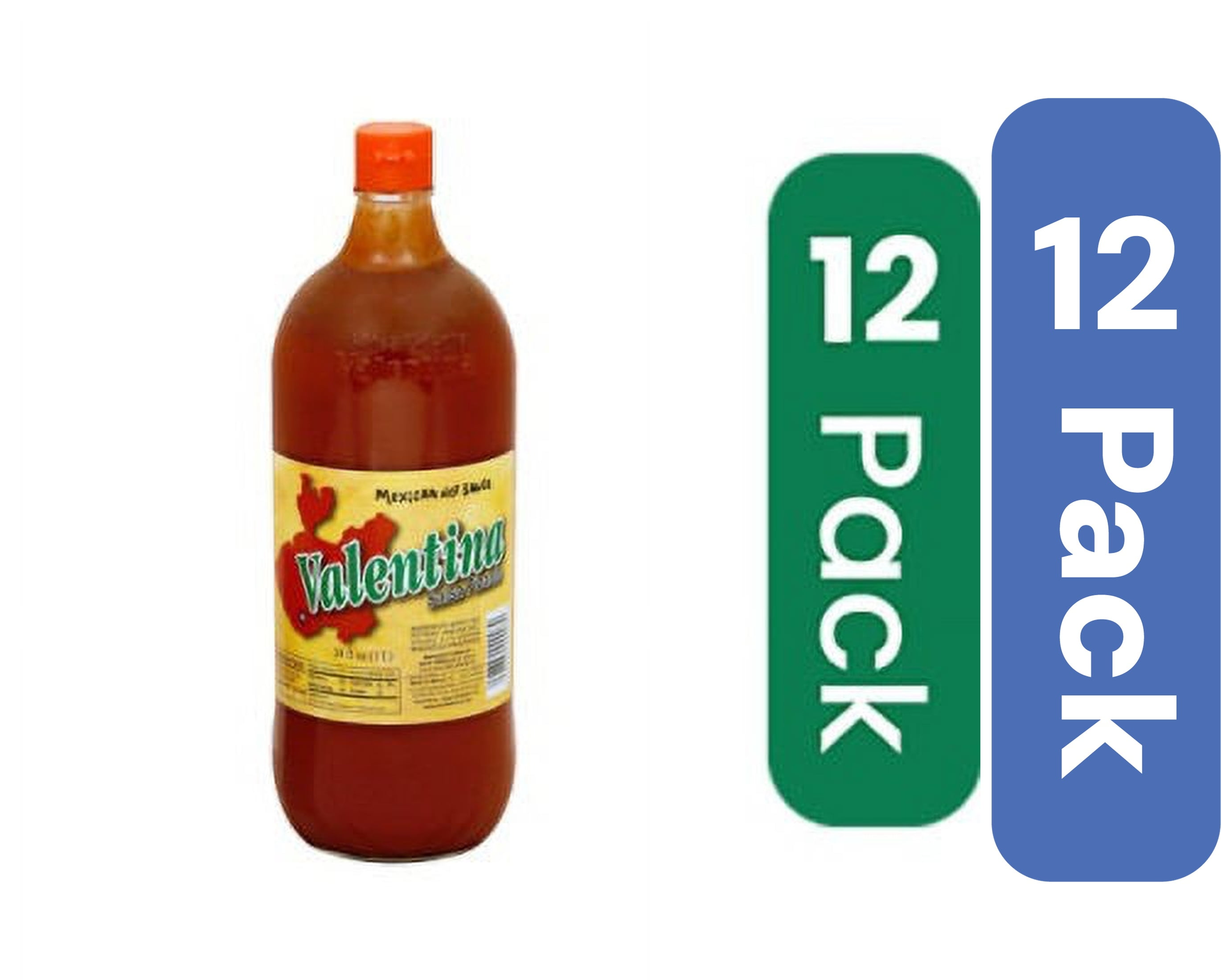 Valentina Red Hot Picante Sauce 34 oz (Pack Of 12)