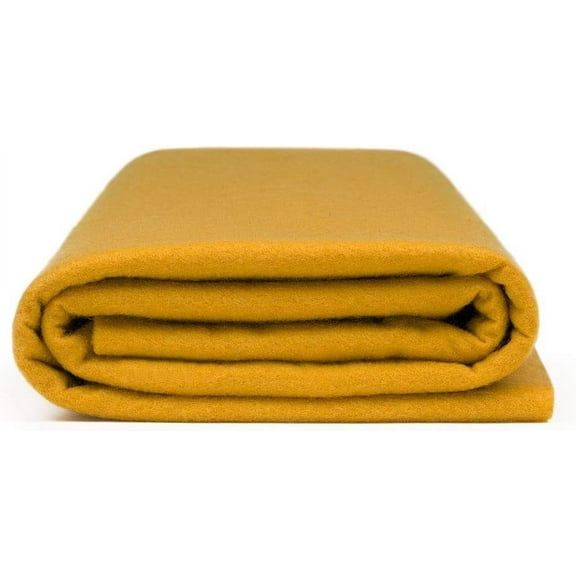 Valentina Textile Inc Felt Fabric by The Yard - 72" Wide & 1.6mm Thick Acrylic Felt - Soft and Durable Felt Fabric for DIY Arts & Crafts, Decorations and More( 1 Yard,Antique Gold )