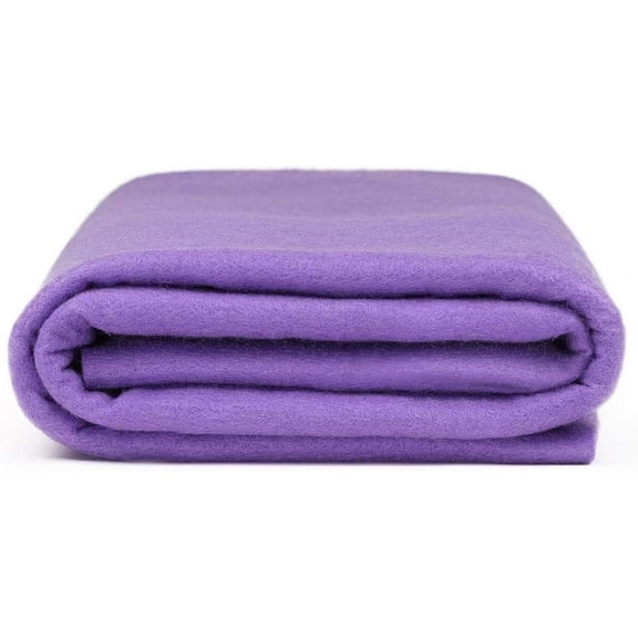 Valentina Textile Inc Felt Fabric by The Yard - 72" Wide & 1.6mm Thick Acrylic Felt - Soft and Durable Felt Fabric for DIY Arts & Crafts, Decorations and More( 1 Yard,Lavender )
