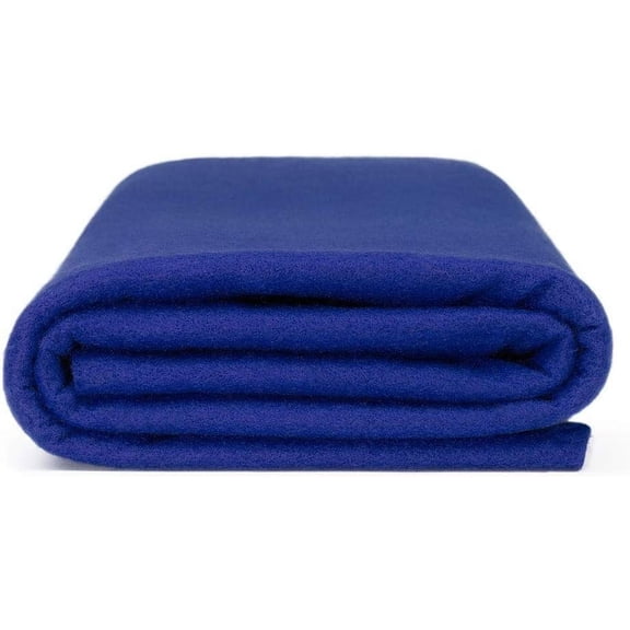 Valentina Textile Inc Felt Fabric by The Yard - 72" Wide & 1.6mm Thick Acrylic Felt - Soft and Durable Felt Fabric for DIY Arts & Crafts, Decorations and More( 1 Yard, Royal Blue )