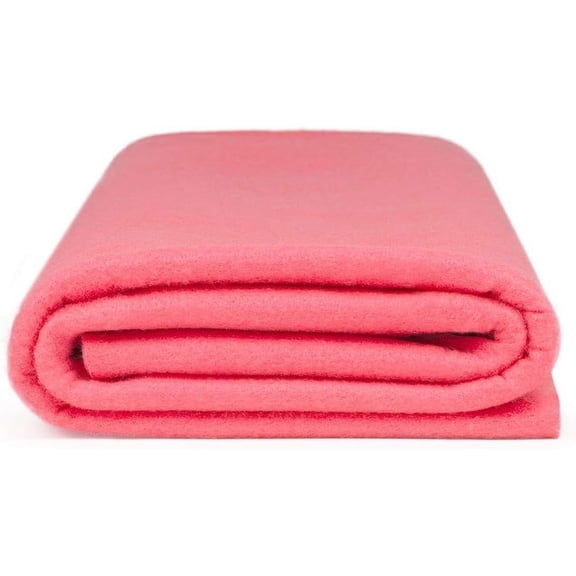 Valentina Textile Inc Felt Fabric by The Yard - 72" Wide & 1.6mm Thick Acrylic Felt - Soft and Durable Felt Fabric for DIY Arts & Crafts, Decorations and More( 1 Yard, Shocking Pink )