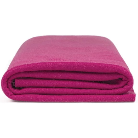 Valentina Textile Inc Felt Fabric by The Yard - 72" Wide & 1.6mm Thick Acrylic Felt - Soft and Durable Felt Fabric for DIY Arts & Crafts, Decorations and More( 1 Yard, Wine )