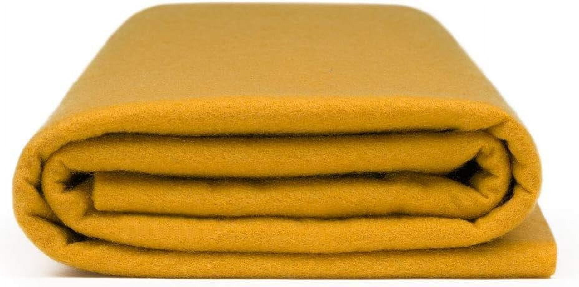 Valentina Textile Inc Felt Fabric by The Yard - 72" Wide & 1.6mm Thick Acrylic Felt - Soft and Durable Felt Fabric for DIY Arts & Crafts, Decorations and More( 3 Yard,Antique Gold )