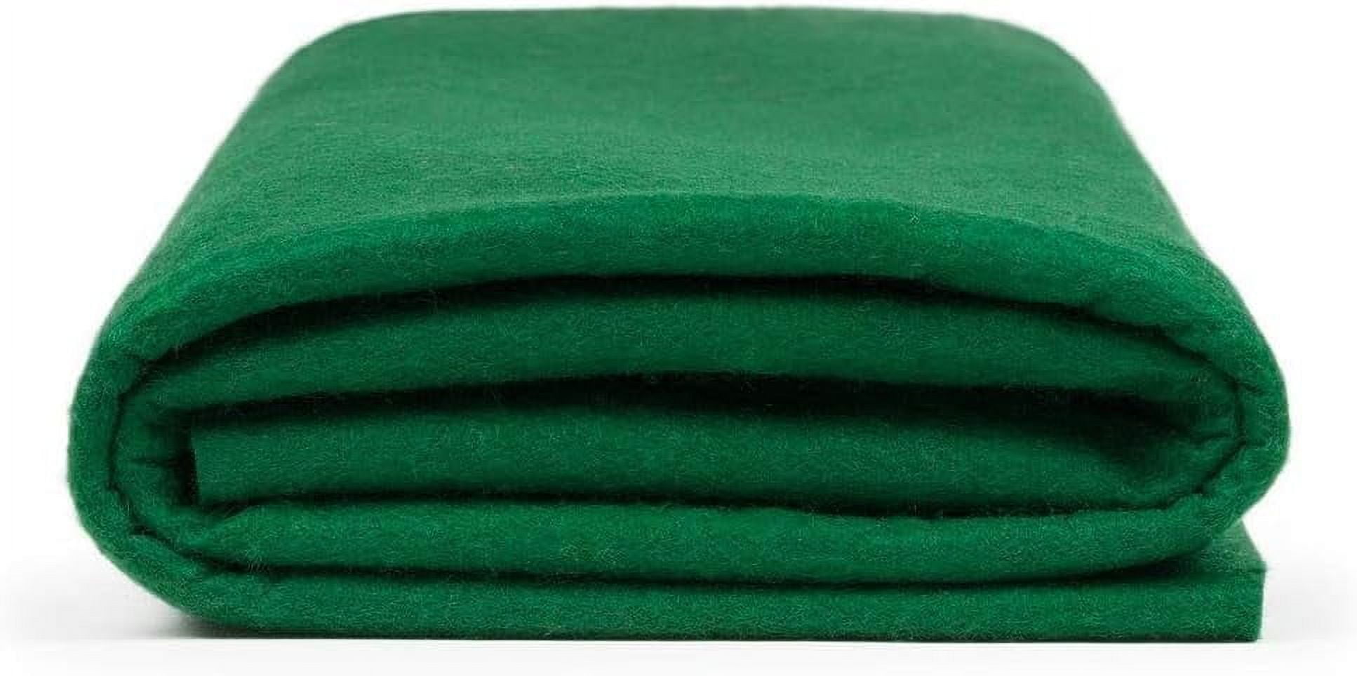 Valentina Textile Inc Felt Fabric by The Yard - 72" Wide & 1.6mm Thick Acrylic Felt - Soft and Durable Felt Fabric for DIY Arts & Crafts, Decorations and More( 3 Yard,Kelly Green )