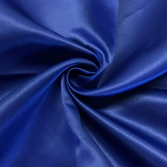 Valentina Textile Inc Matte Satin (Peau de Soie) Duchess Satin Fabric Bridesmaid Dress 58/60" Wide Sold BTY Many Colors (1 Yard, Royal Blue)