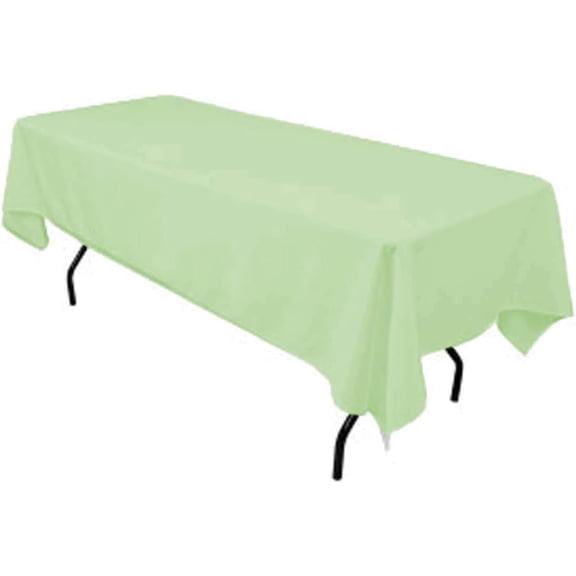 Valentina Textile Inc, Polyester Rectangular Tablecloth 60"x144" (Mint)