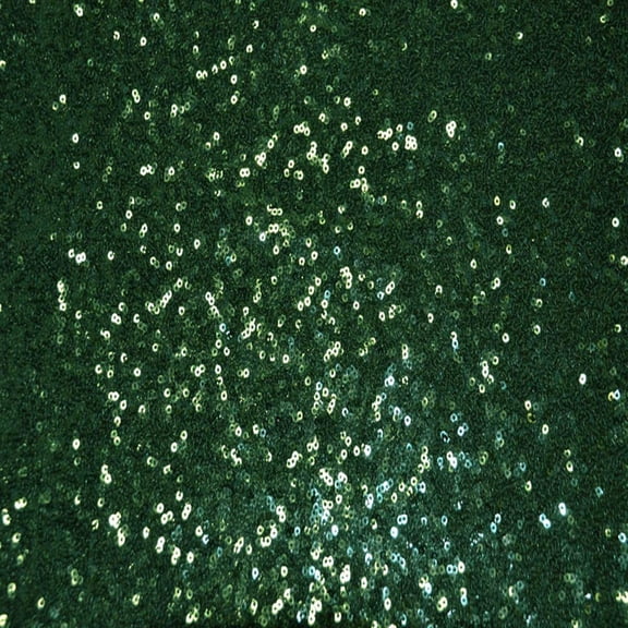 Valentina Textile Inc Sequin Fabric Glitter Embroidery Fabric by The Yard Material for DIY Sewing Curtain Backdrop Tablecloth Table Linen Runner Clothes (1 Yard, Hunter Green)