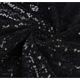 thumbnail image 1 of Valentina Textile Inc Sequin Fabric Glitter Embroidery Fabric by The Yard Material for DIY Sewing Curtain Backdrop Tablecloth Table Linen Runner Clothes (1 Yard,Black ), 1 of 1
