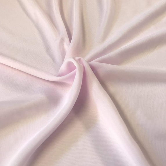 Valentina Textile Inc Solid Chiffon Fabric Polyester Dress Sheer 58/60" Wide by The Yard All Colors(5 Yard, Light Pink)