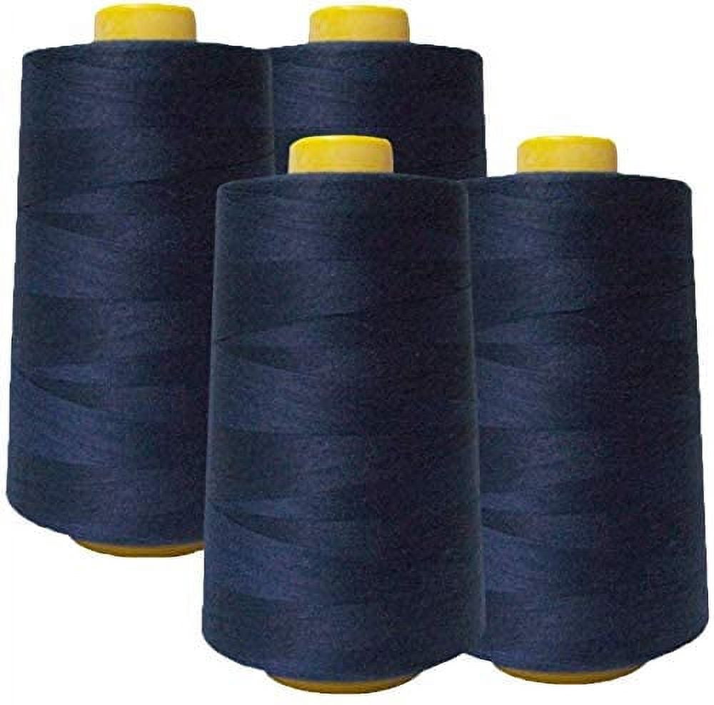 Valentina Textile inc 4 Pack of 6000 (24,000 Total) Yard Spools Sewing ...