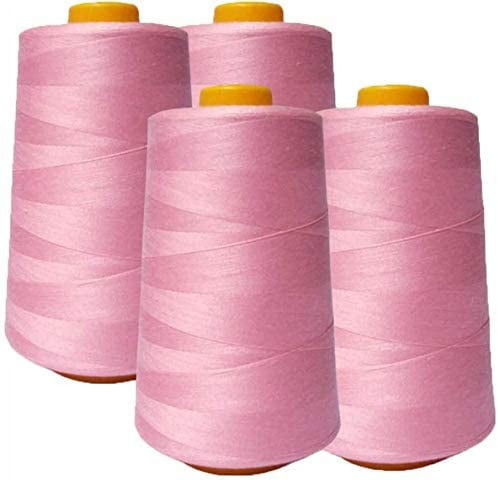 Valentina Textile inc 4 Pack of 6000 (24,000 Total) Yard Spools Sewing ...