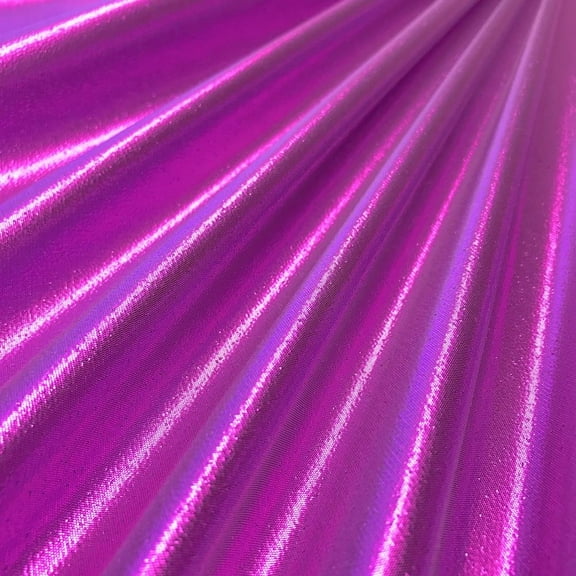 Valentina Textile inc Nylon Metallic Tissue Lame Fabric - 60 Inches Wide, Over 100 Yards in Stock -Multiple Colors Available (1 Yard, Purple)