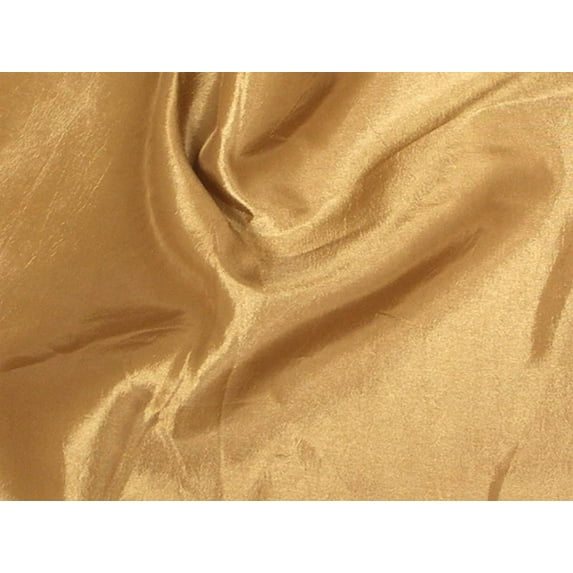 Valentina Textile inc Taffeta Fabric 60" Inch Wide- for Weddings, Decor, Gowns, Sheets, Costumes, Dresses(25 Yard, Gold)