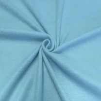 Valentina Textiles Inc. Anti-Pill Polar Fleece Fabric by the Yard – 58” Wide Soft Plush Polyester for Sewing, Blankets, Apparel & Crafts ( 1 Yard ,Baby Blue )