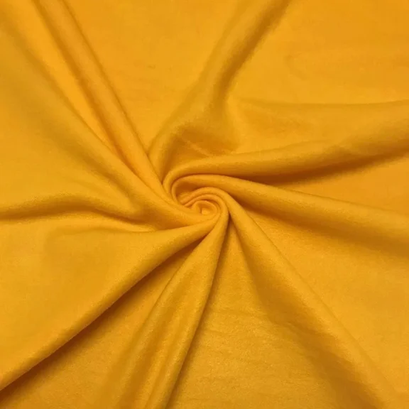Valentina Textiles Inc. Anti-Pill Polar Fleece Fabric by the Yard – 58” Wide Soft Plush Polyester for Sewing, Blankets, Apparel & Crafts ( 1 Yard ,Dk Yellow Gold )