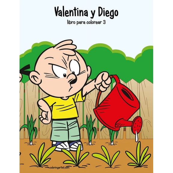 Valentina Y Diego Valentina y Diego libro para colorear 3, Book 3, (Paperback)