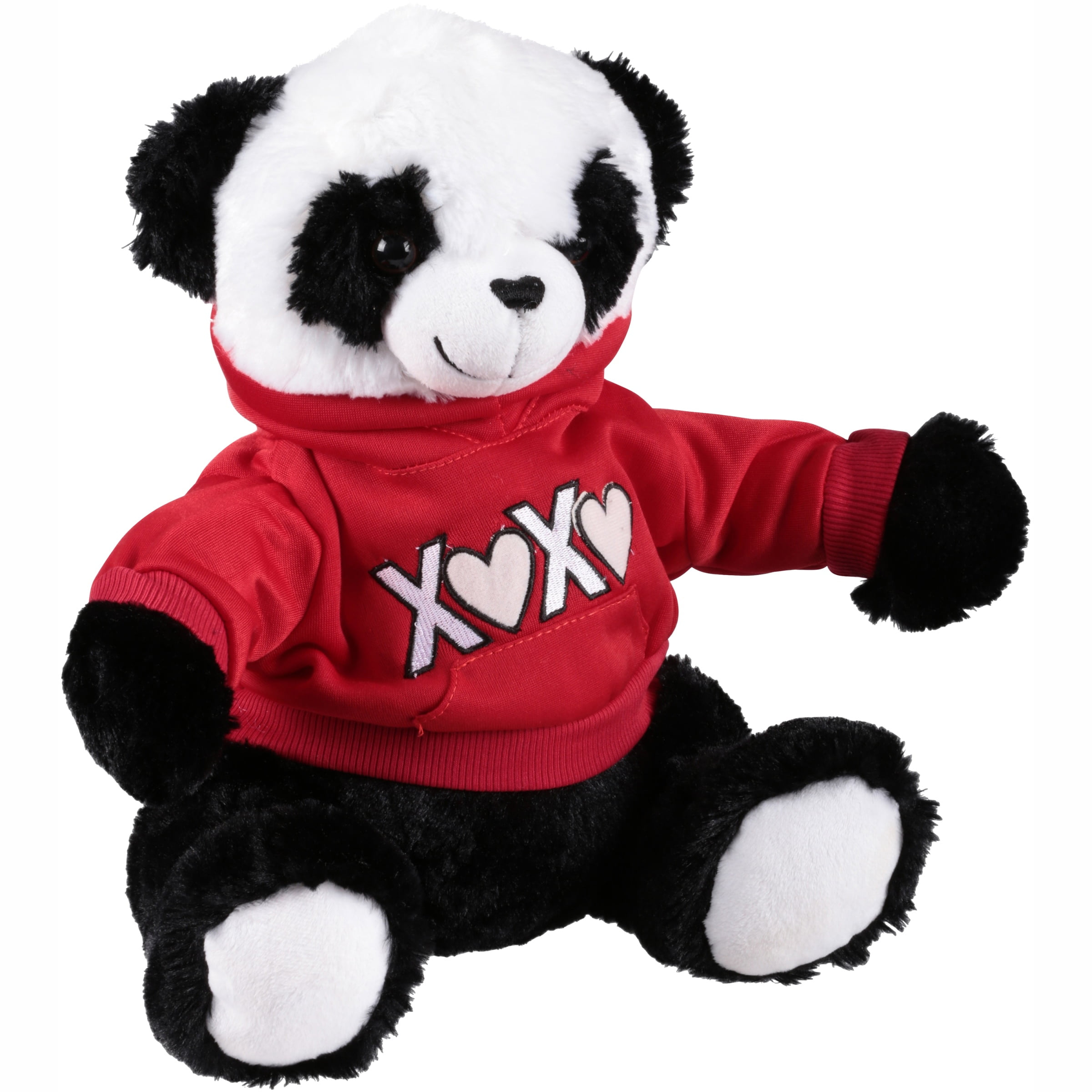 Personalized Teddy Bear Chocolate Color 11 Red Hoodie – Plushland