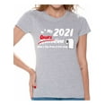 thumbnail image 1 of Valentine 2021 Women Shirt Funny Anti Valentine T-Shirt 6 Feet Away Sarcastic Novelty Tees for Her Toilet Paper Shirt, 1 of 4