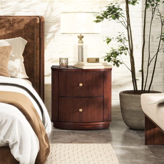 Valentine 24" Wood Side Table | For Practical Storage and Decoration | Crafted from Beech Wood | Keeps Space Organized and Attractive