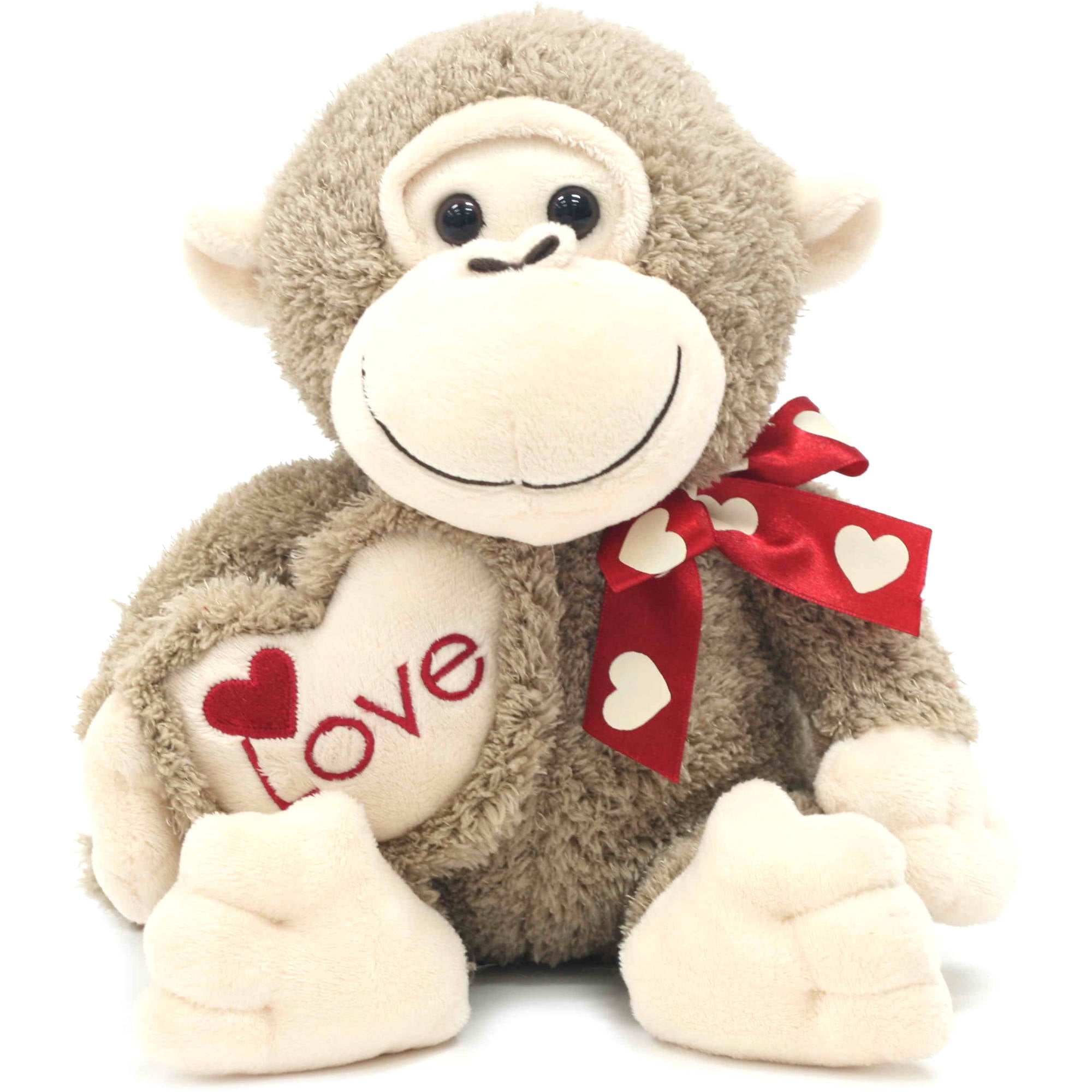 A. Mart Corp. Brown Soft Monkey Plush Stuffed Animal