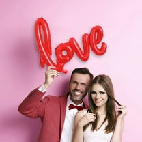 Valentine Balloons Decor, Love Balloon, Valentines Day Balloons, Love Balloon Decor for Valentine's Day Decoration