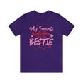 thumbnail image 1 of Valentine Bestie, Bella & Canvas Unisex Cotton Short Sleeve T-Shirt, S-5XL, 1 of 4
