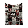 thumbnail image 1 of Valentine Blanket Soft Flannel Fleece Throw Blankets Valentine's Day Blanket Lightweight Cozy Warm Fuzzy Plush Microfiber Blankets for Couch Bed Sofa, 1 of 6