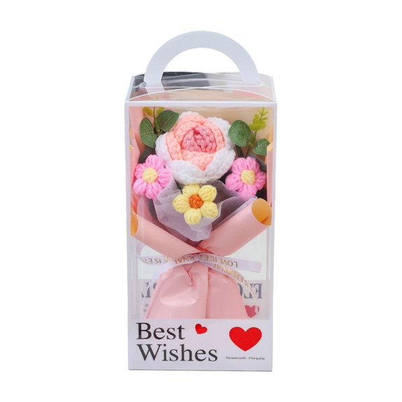 Valentine Bouquet Valentines Bouquet Valentines Fake Flowers Mini Rose Bouquet Artificial Valentine Flowers Small Bouquet Valentines Day Fake Flowers
