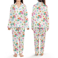 thumbnail image 1 of Valentine Candy Heart Nightwear Set, Heart Print Pajamas Set, Cute Love Print Sleepwear, Valentine - Christmas Gift for Her, 1 of 9