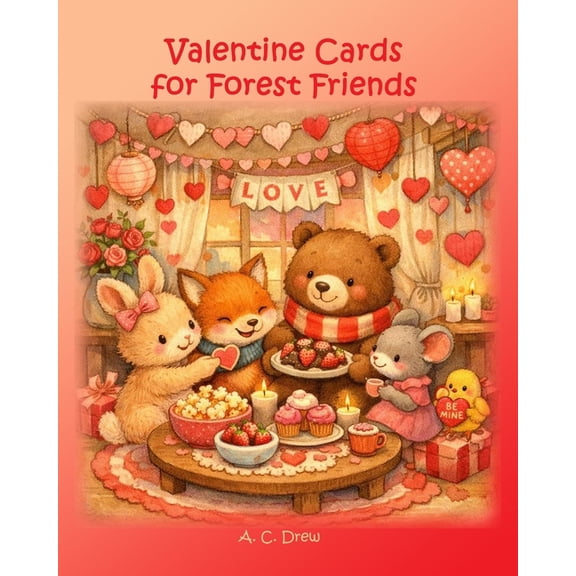Bright Beginnings Valentine Cards for Forest Friends, Book 2, (Paperback)