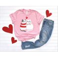 thumbnail image 1 of Valentine Cat T-Shirt, Cat Couple Shirt, Heart Love Cat Shirt, Cat Lover Shirt, Valentines Day ,Lover ,Cat Mom Tee,Valentines Couple Sweatshirt All Size S-5XL, 1 of 5