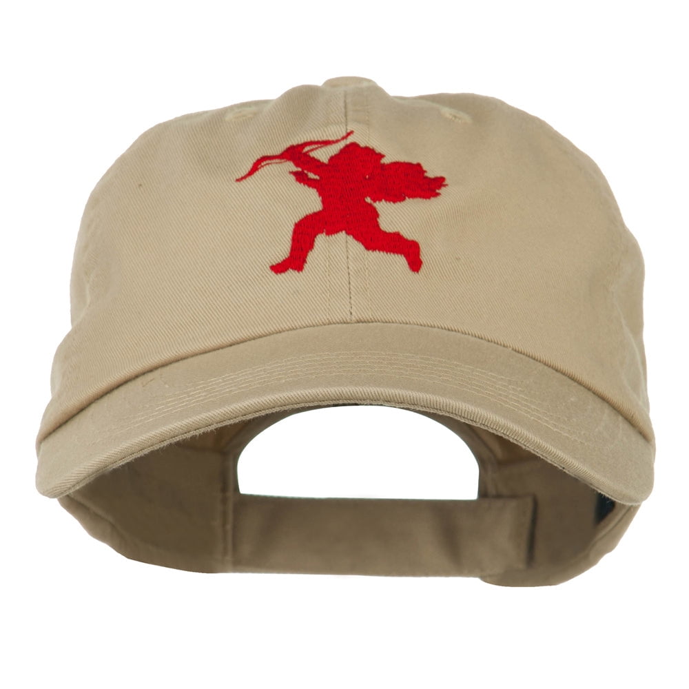 Valentine Cupid Embroidered Cap - Khaki OSFM - Walmart.com