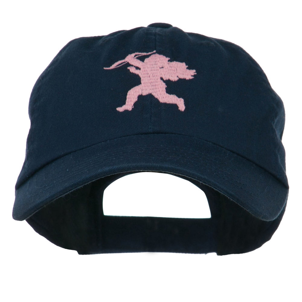 Valentine Cupid Embroidered Cap - Navy OSFM - Walmart.com