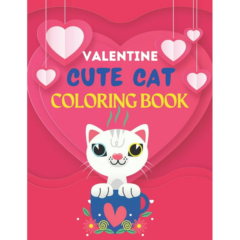 Cute Small Cat Coloring Book For Adults And Kids|100 Amazing Cat Coloring  Pages