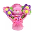 thumbnail image 1 of Valentine Cute Plush Bouquet - White Stuffed Animal Design, Romantic Gift for Her, Perfect Back to School & Valentine's Day Present (11.8" ), 1 of 6