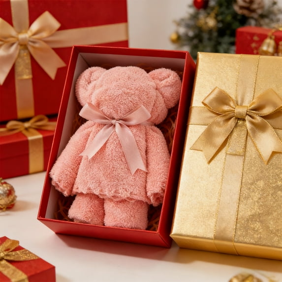 Valentine Day Kitchen Towels Pink Dish Towels 29.5x 13.7 Inch Watercolor Hand Drying Tea Towels for Cooking Baking Cleaning Wipe