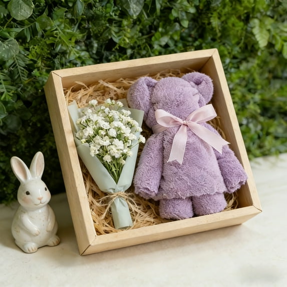 Valentine Day Kitchen Towels Purple Dish Towels 29.5x 13.7 Inch Watercolor Hand Drying Tea Towels for Cooking Baking Cleaning Wipe