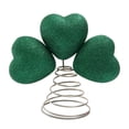 thumbnail image 1 of Valentine Day St Patrick's Day Easter Mini Tree Topper Heart Shamrock Bunny Ear Tree Topper Red Green Pink White Ironfluffy Holidays Ornament for Spring Decorations, 1 of 6