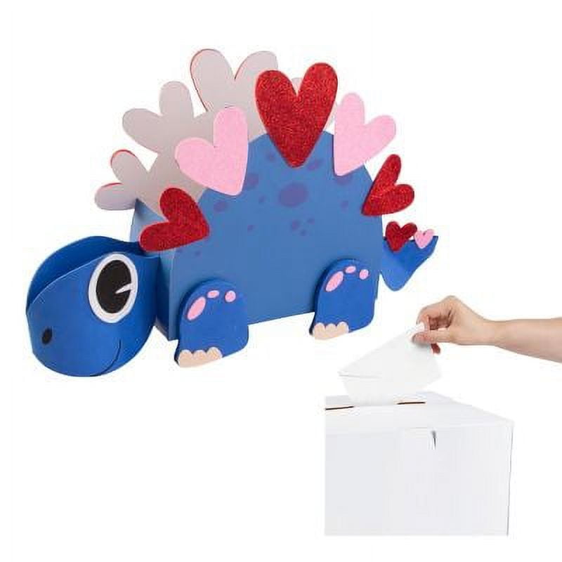 Valentine Dinosaur Card Box Craft Kit Friendship Classroom Exchange Mailbox Kit Cards Holder for