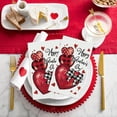 thumbnail image 1 of Valentine Disposable Paper Decorative Guest Napkins, Hand Towel for Party Lunch Dinner Kitchen Bathroom, 1 of 4