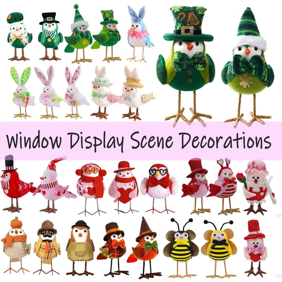 Valentine and Easter Creative Gnome Doll, Cute Bee Theme Spring Figurine for Tabletop Shelf Window, Seasonal Home Decor Accent Party Gift, HAODEJW, As Show